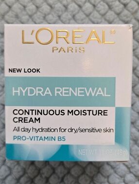 New L'oreal Hydra Renewal Continuous Moisture Cream